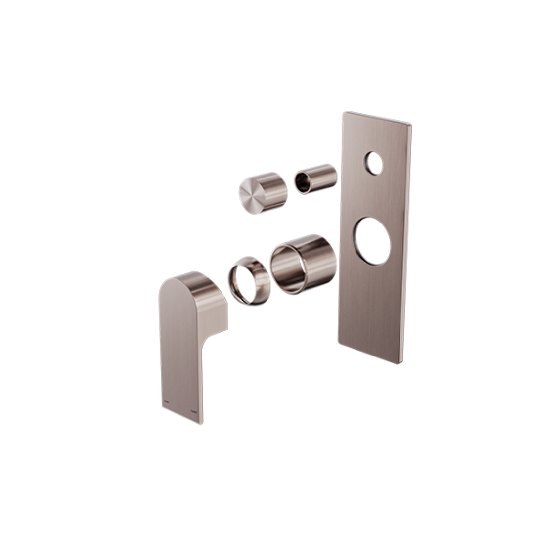 Inbouw mengkraan met diverter – Portofino – Brushed bronze