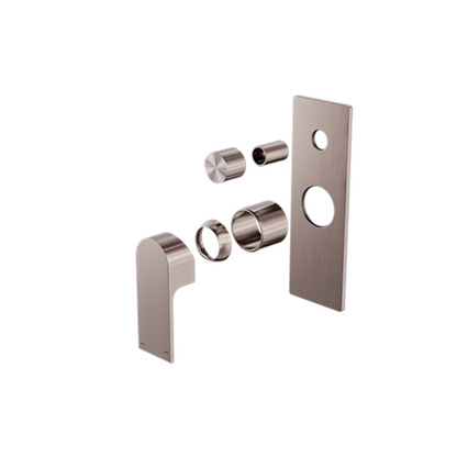 Inbouw mengkraan met diverter – Portofino – Brushed bronze