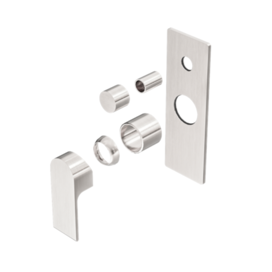 Inbouw mengkraan met diverter – Portofino – Brushed nickel