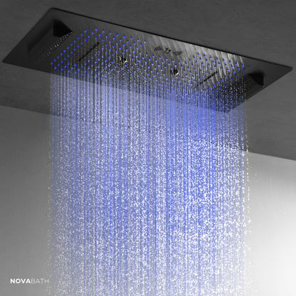 High washbasin faucet Angelica - Matte black