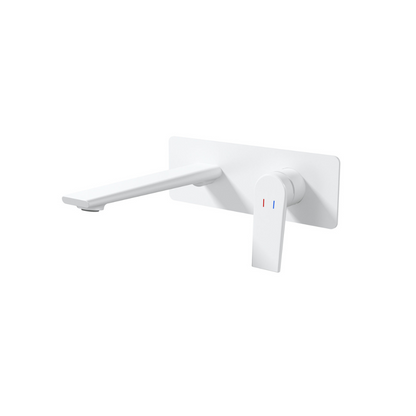 Freestanding Bath Faucet Lisandro – Waterfall Spout – Brushed nickel