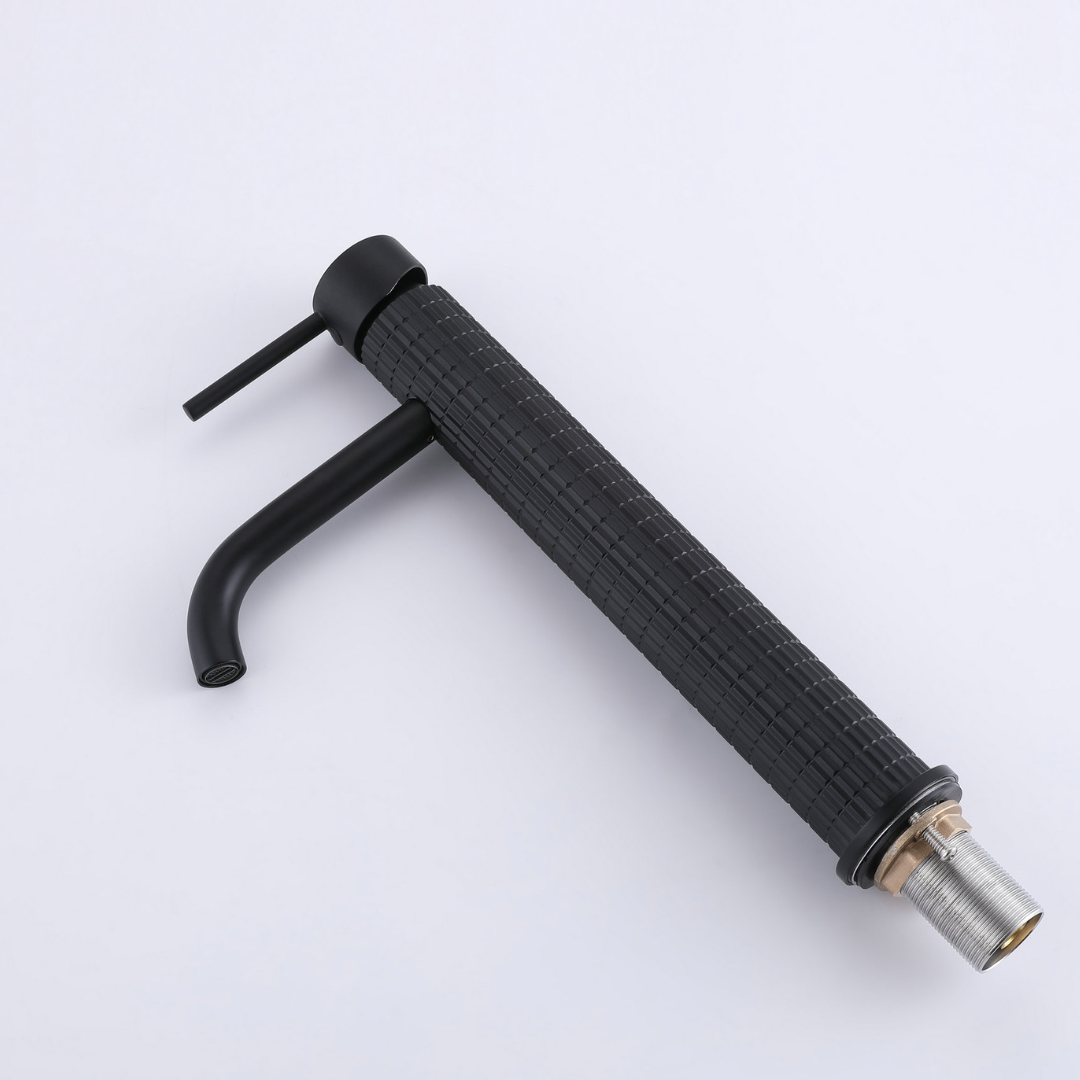 High washbasin faucet Angelica - Matte black