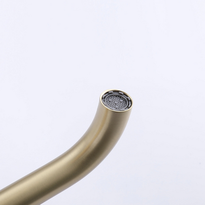 Construction of washbasin faucet Angelica - Brushed gold