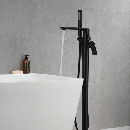 Freestanding bath faucet Emilia - Matte black