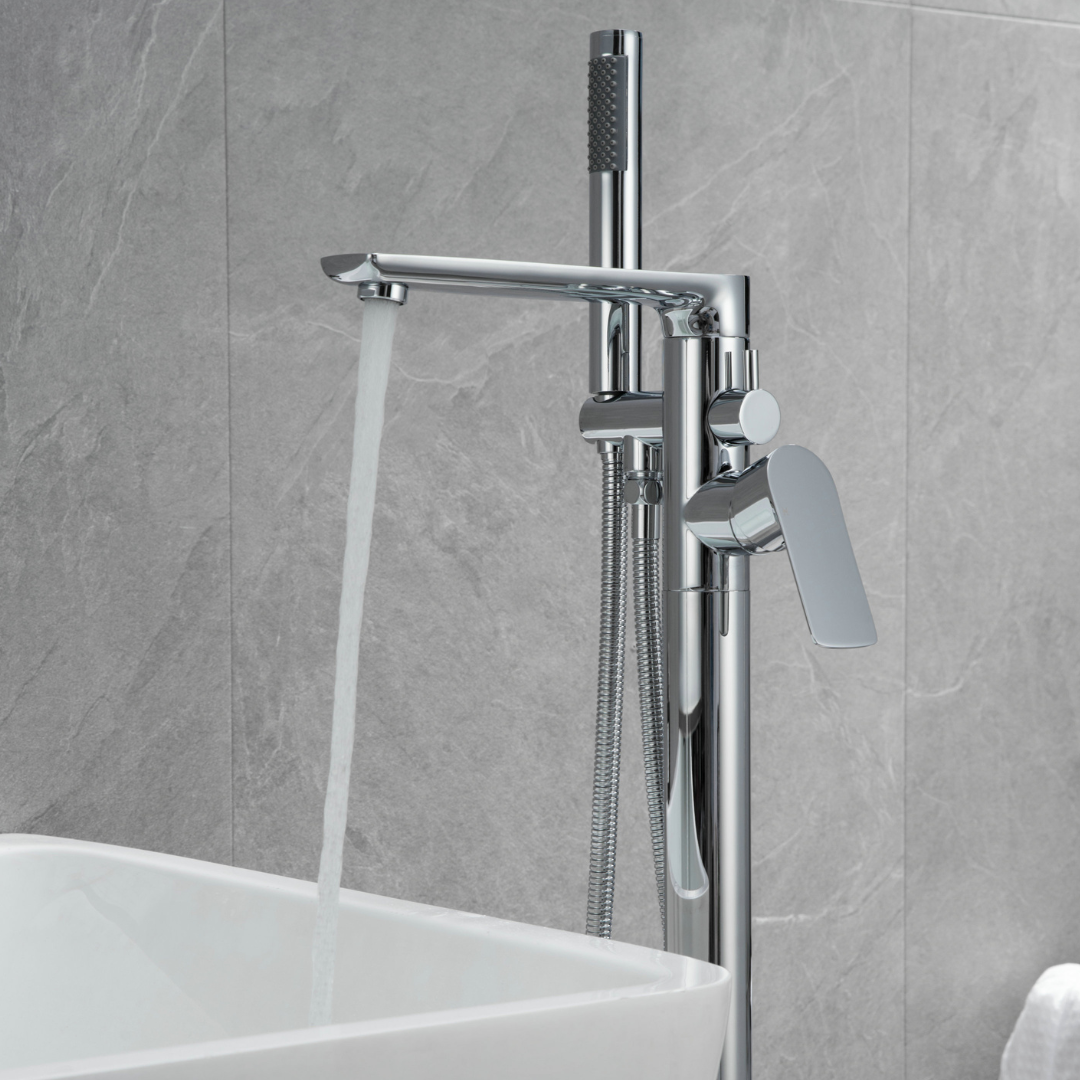Freestanding bath faucet Emilia - Chrome