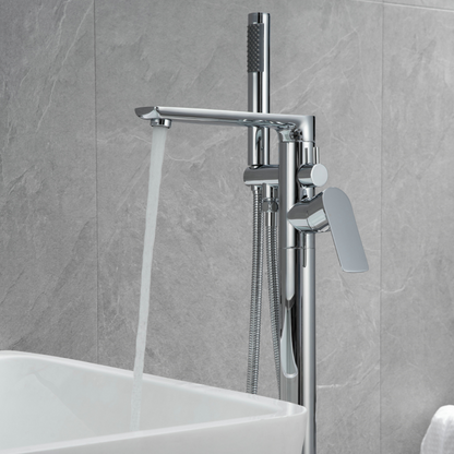 Freestanding bath faucet Emilia - Chrome