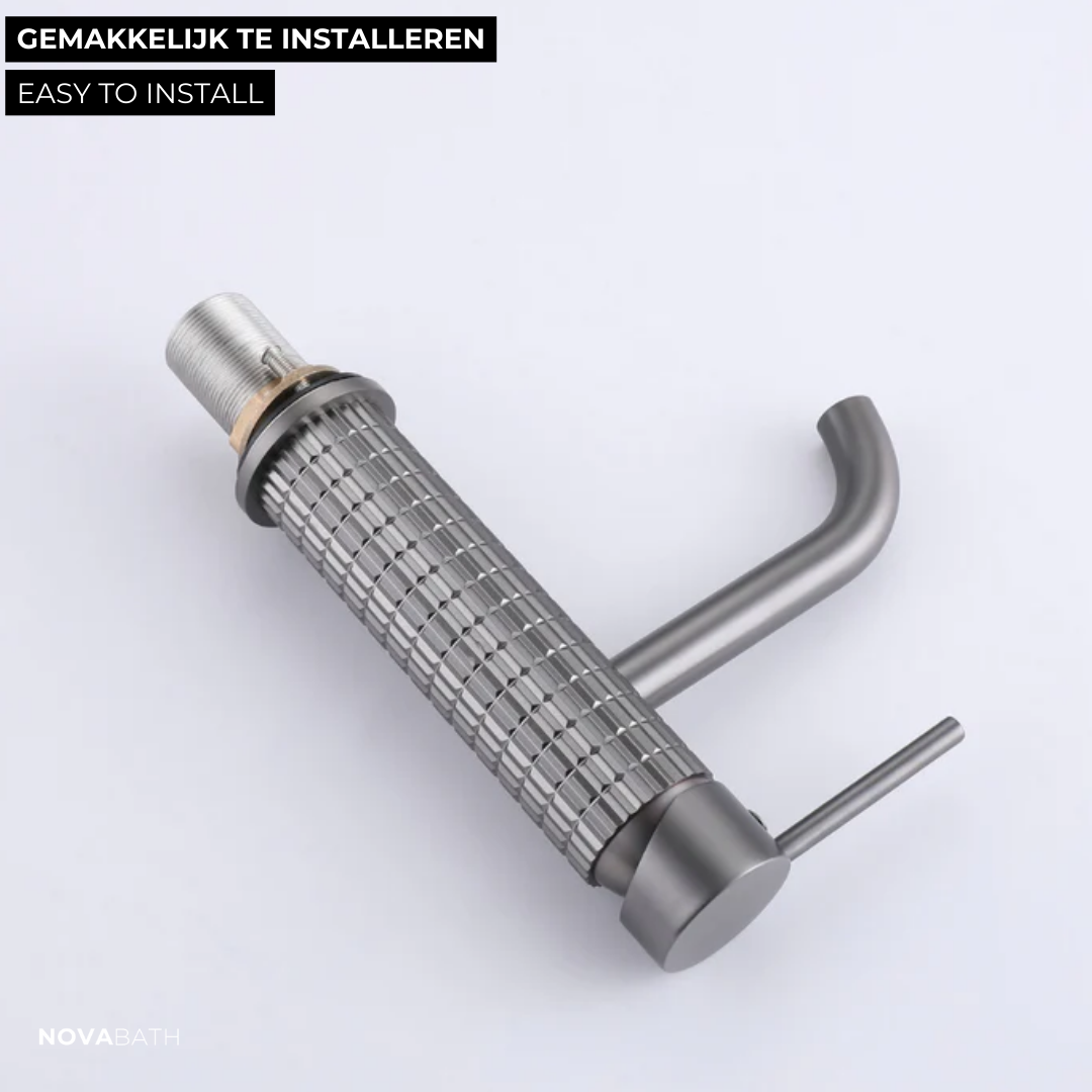 Hoge vaskekran Angelica - Gunmetal grey