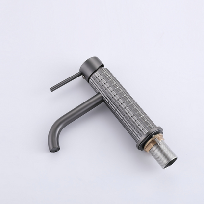 Construction washbasin faucet Angelica - Gunmetal grey