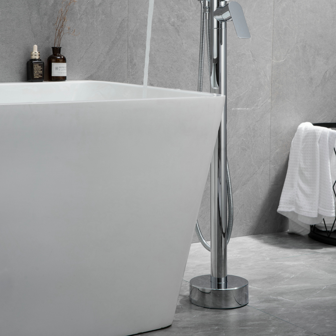 Freestanding bath faucet Emilia - Chrome