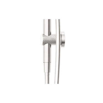 Handdouche met glijstang - Valencia – Air shower II - Brushed nickel