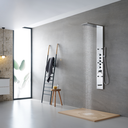 Dusjpanel Nana – Vanndråper – Massasjejetter – Krom