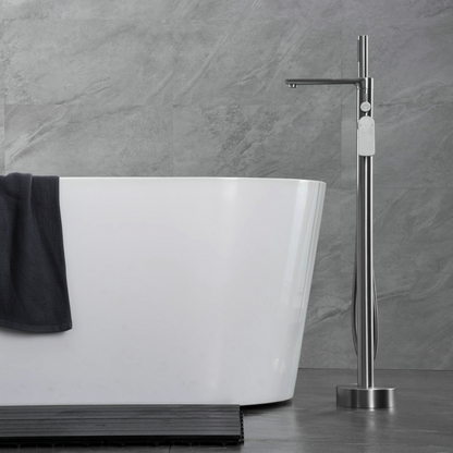 Freestanding bath faucet Emilia - Gunmetal grey