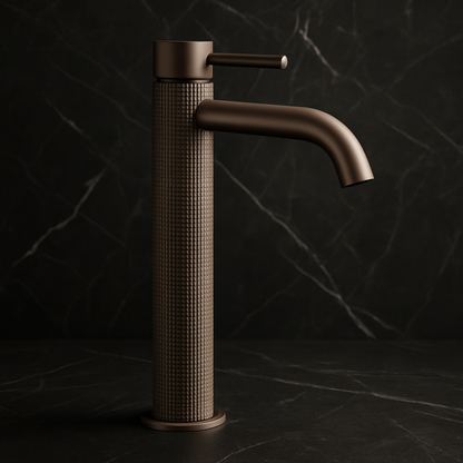 High washbasin faucet Angelica - Matte black
