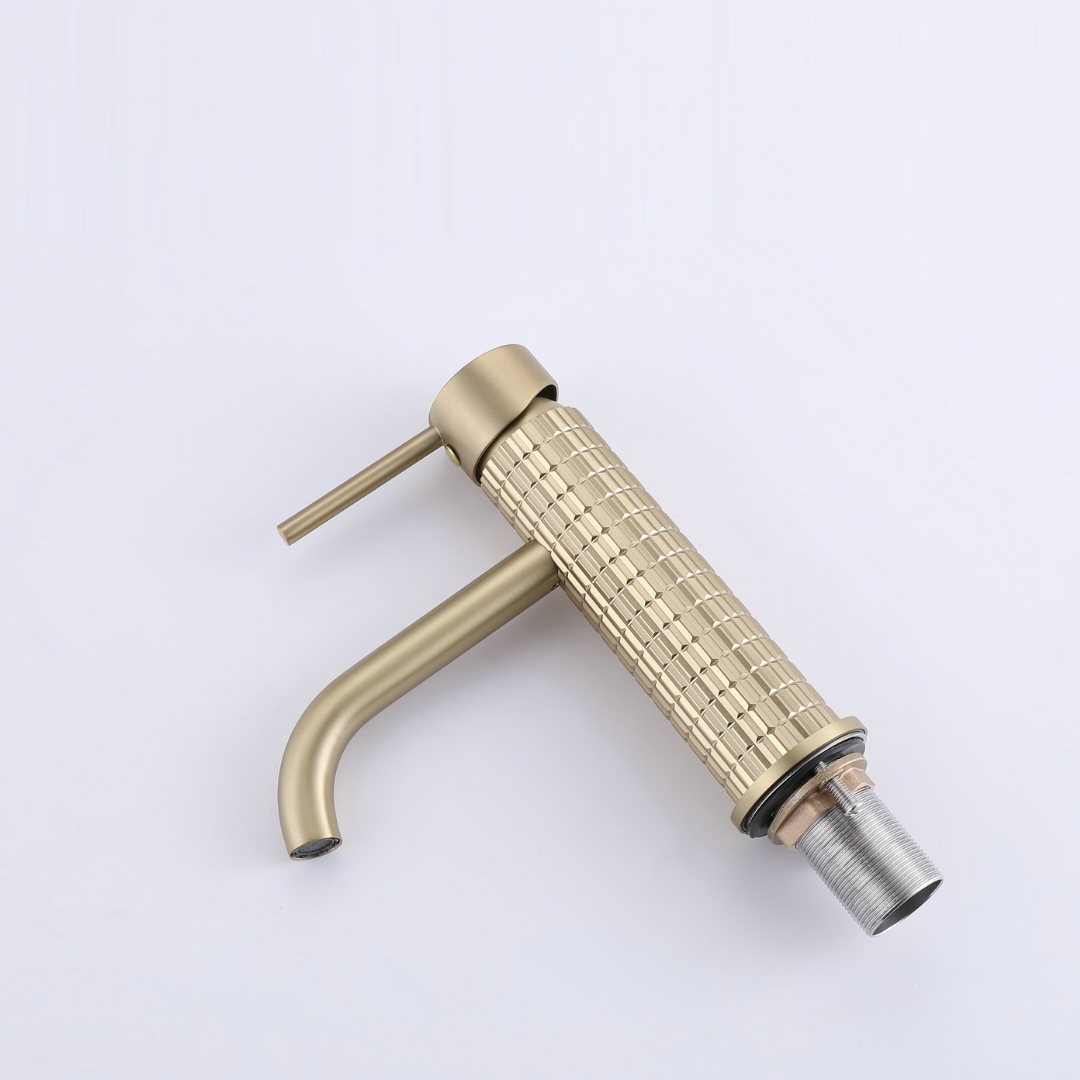 Construction of washbasin faucet Angelica - Brushed gold