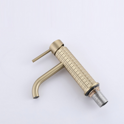 Construction of washbasin faucet Angelica - Brushed gold