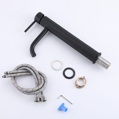 High washbasin faucet Angelica - Matte black