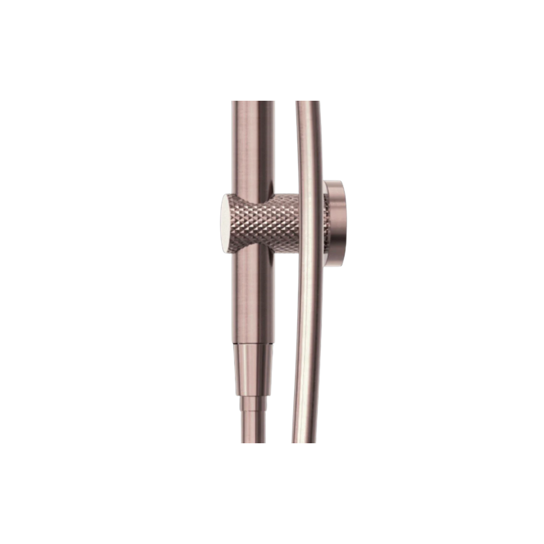 Handdouche met glijstang - Valencia – Air shower II - Brushed bronze