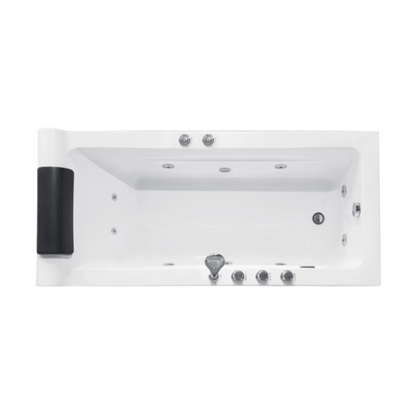 Opbygging Massasje bad – Wien – Glans Hvit – 170x78x64 cm