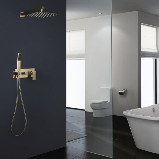 Inbouw Regendoucheset Antoinette - Brushed gold