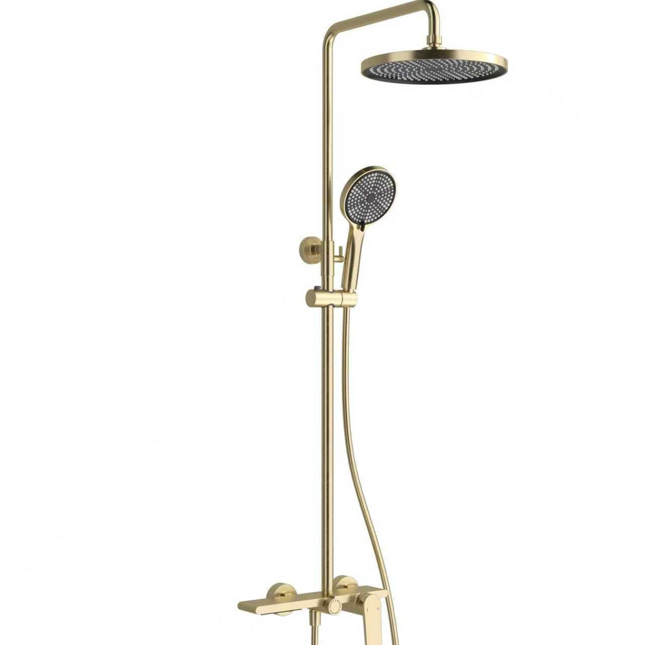 Opbygging regndusjsett Cynthia - Matt svart