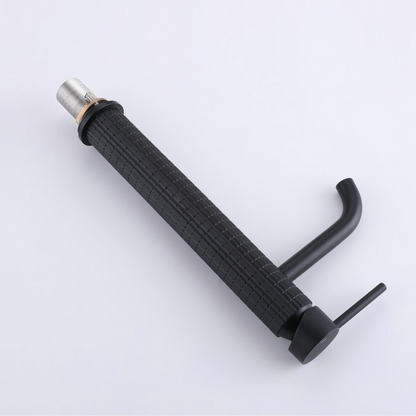 High washbasin faucet Angelica - Matte black