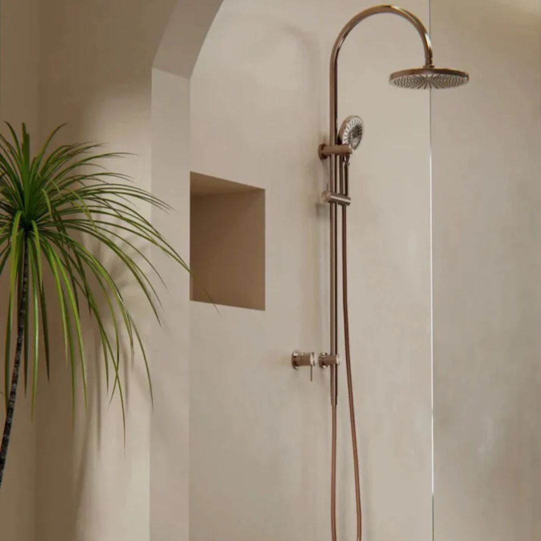 Inbouw mengkraan - Valencia – 80MM - 1-Gats - Brushed bronze