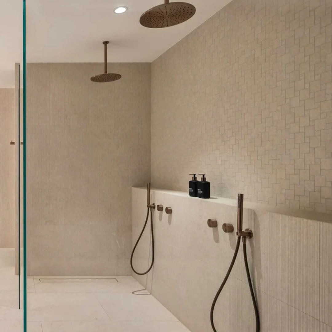 Inbouw Mengkraan Valencia - 1-Gats - Brushed gold