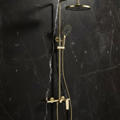 Opbygging regndusjsett Cynthia - Matt svart