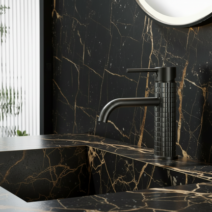 Opbouw vaskekran Angelica - Gunmetal grå