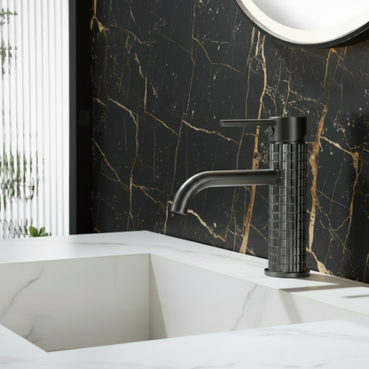 Opbouw vaskekran Angelica - Gunmetal grå