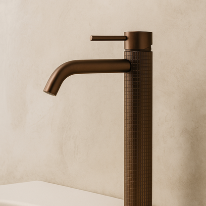 High washbasin faucet Angelica - Matte black