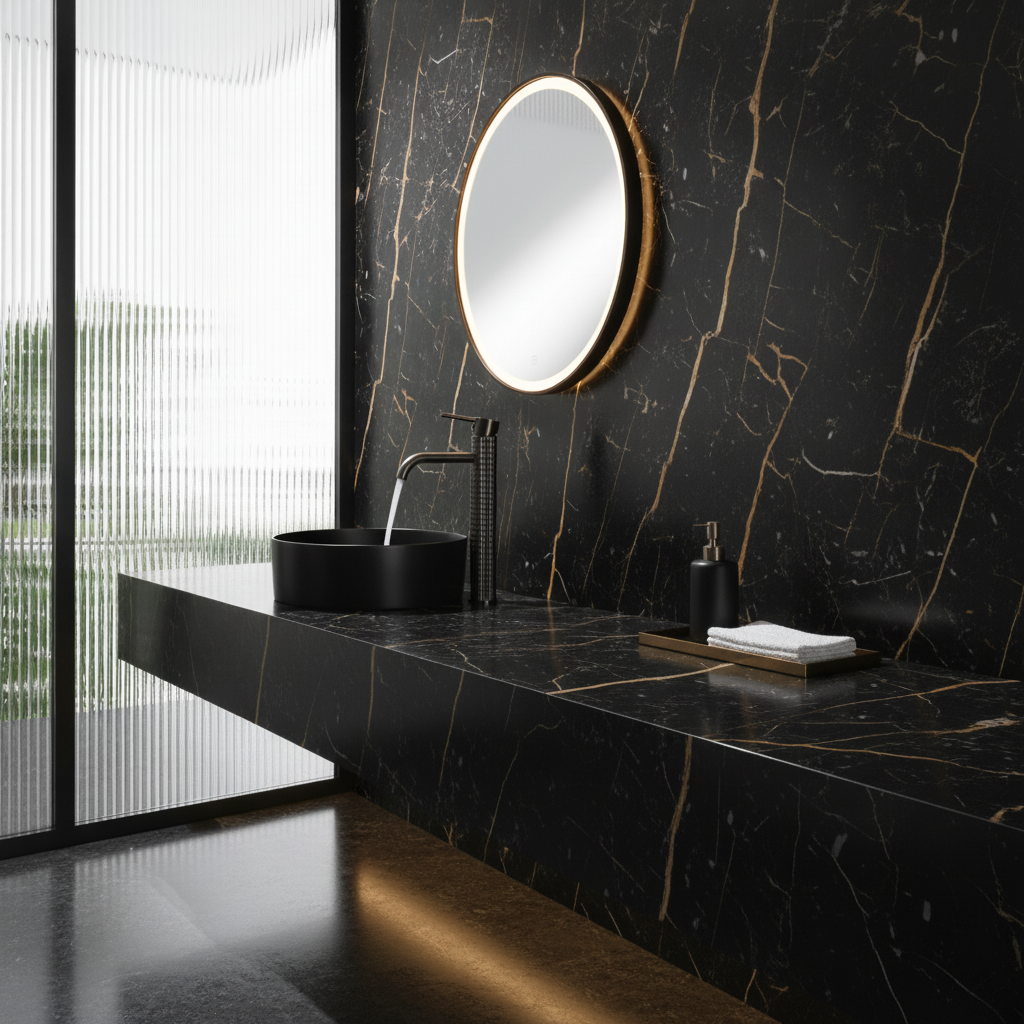 Hoge vaskekran Angelica - Gunmetal grey