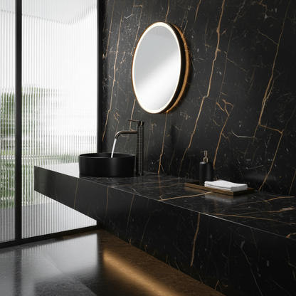 Hoge vaskekran Angelica - Gunmetal grey