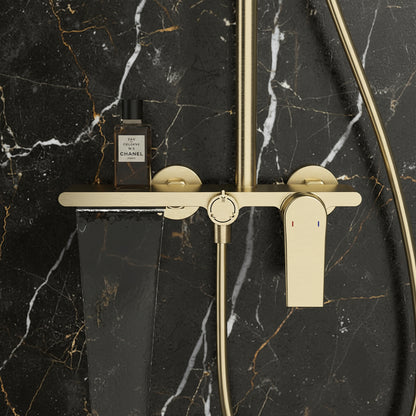 Opbygging regndusjsett Cynthia - Matt svart