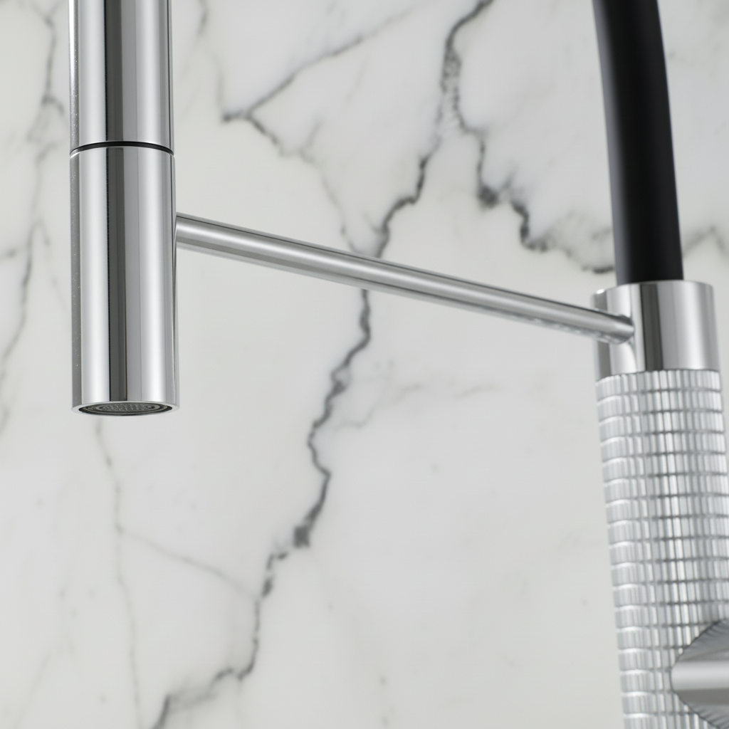 Semi-professional Kitchen Faucet Angelica – Pull-Out Spout – Gunmetal Grey