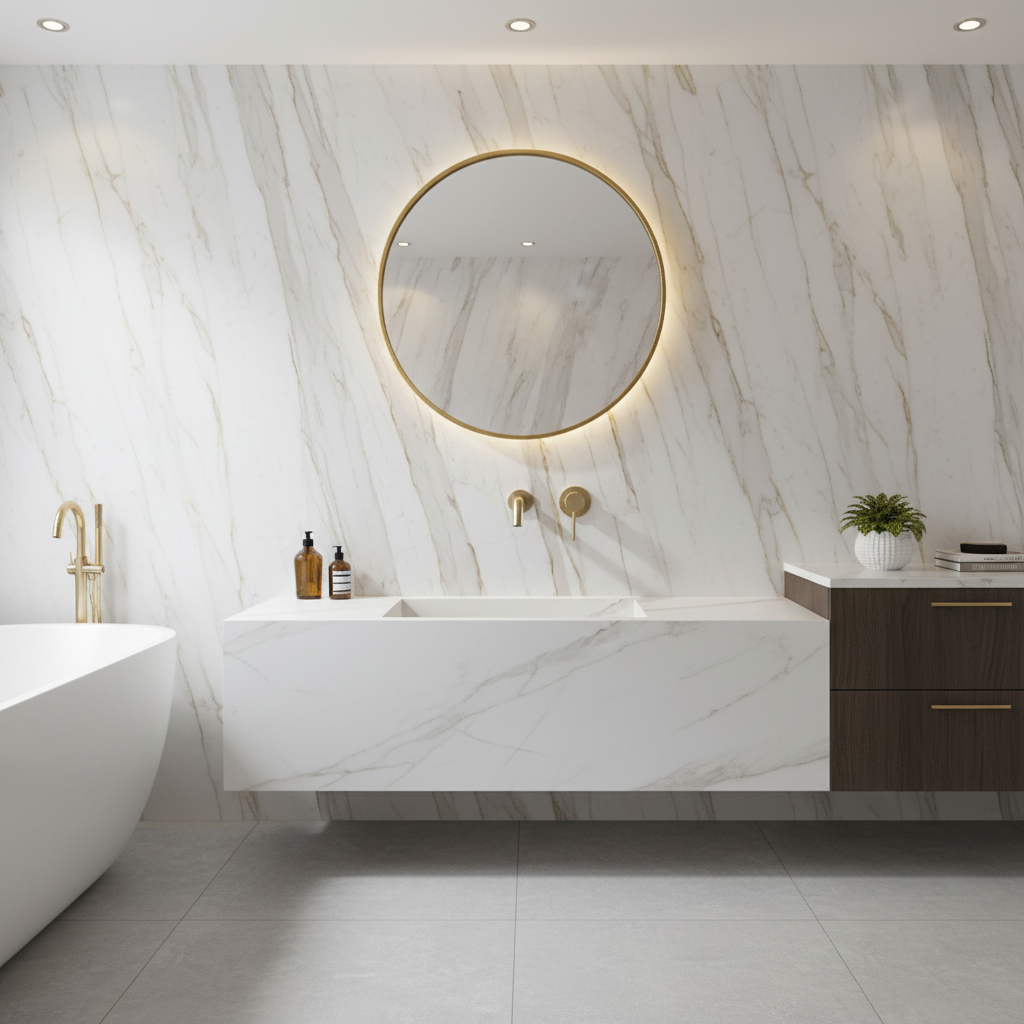 Built-in sink faucet Angelica - Brushed gold