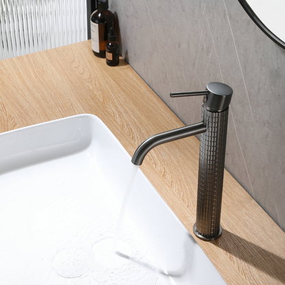 Hoge vaskekran Angelica - Gunmetal grey