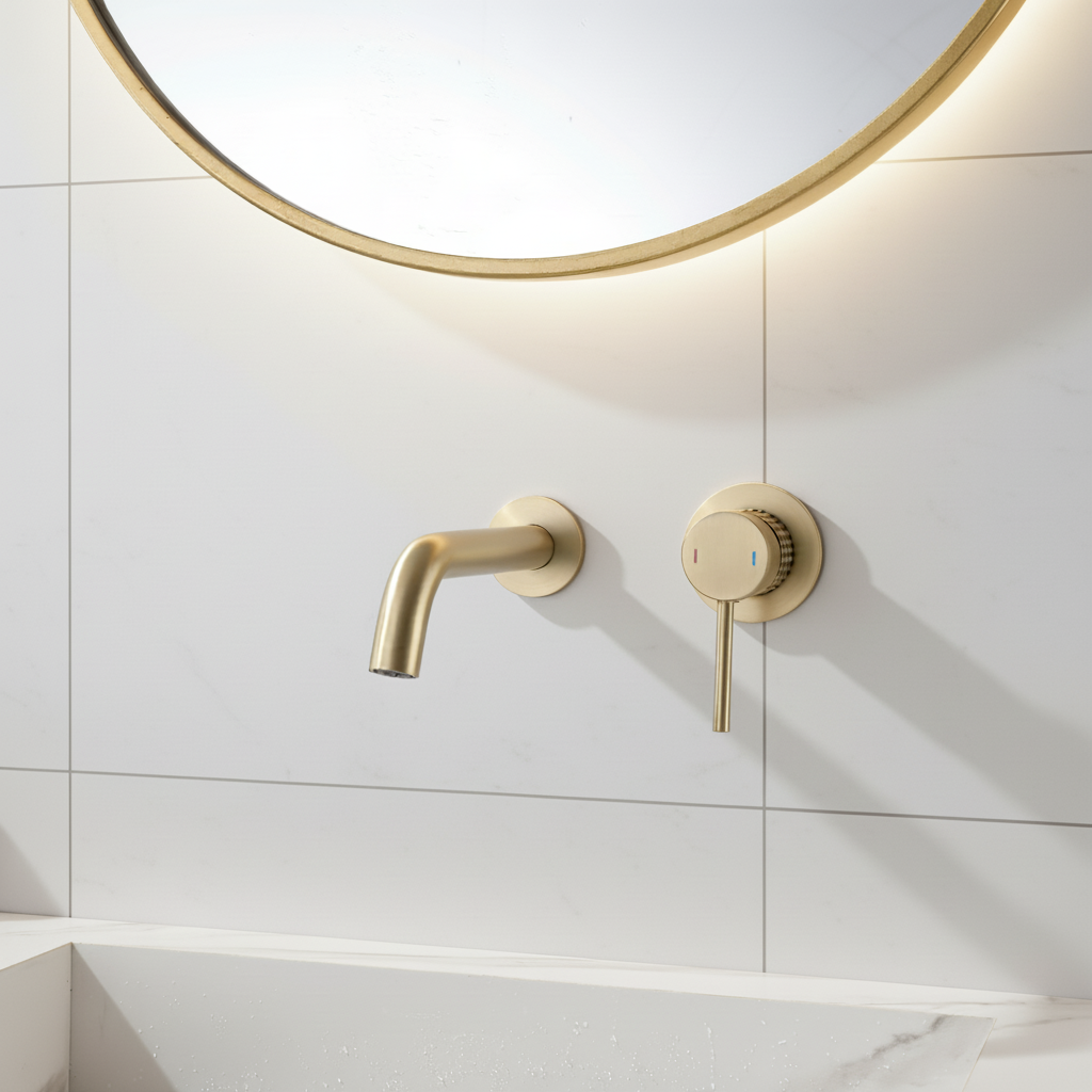 Built-in sink faucet Angelica - Brushed gold