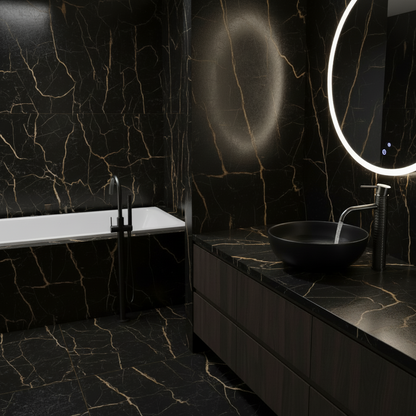 Hoge vaskekran Angelica - Gunmetal grey