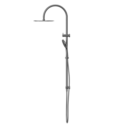Regendoucheset Valencia – Graphite - Air shower II - Met inbouwmengkraan