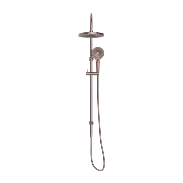 Regendoucheset Valencia – Brushed Bronze - Air shower - Met inbouwmengkraan