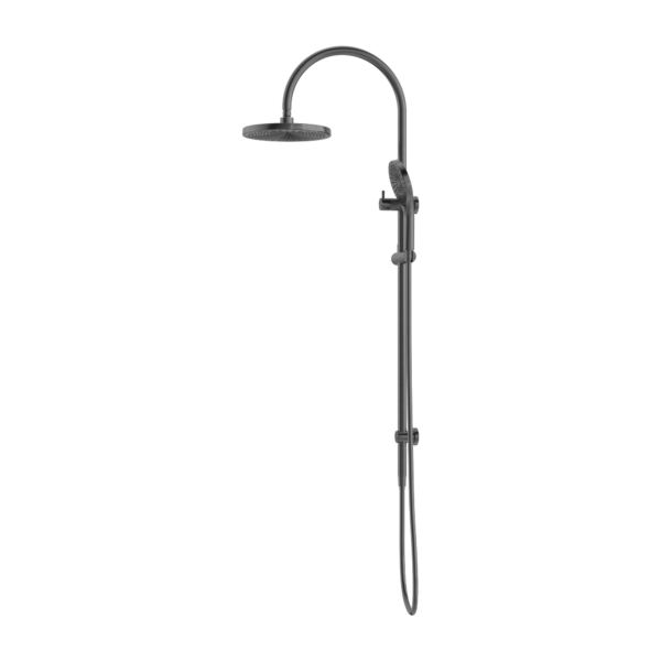 Regendoucheset Valencia – Graphite - Air shower - Met inbouwmengkraan
