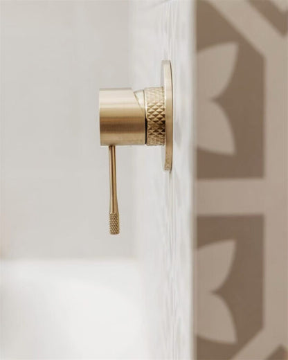 Regendoucheset Valencia – Brushed Gold - Air shower II - Met inbouwmengkraan
