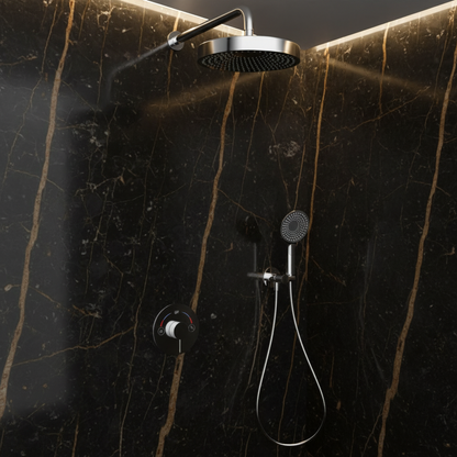 Built-in Rain Shower Set Amalia - Chrome