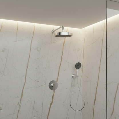 Built-in Rain Shower Set Amalia - Chrome