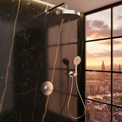 Built-in Rain Shower Set Amalia - Chrome