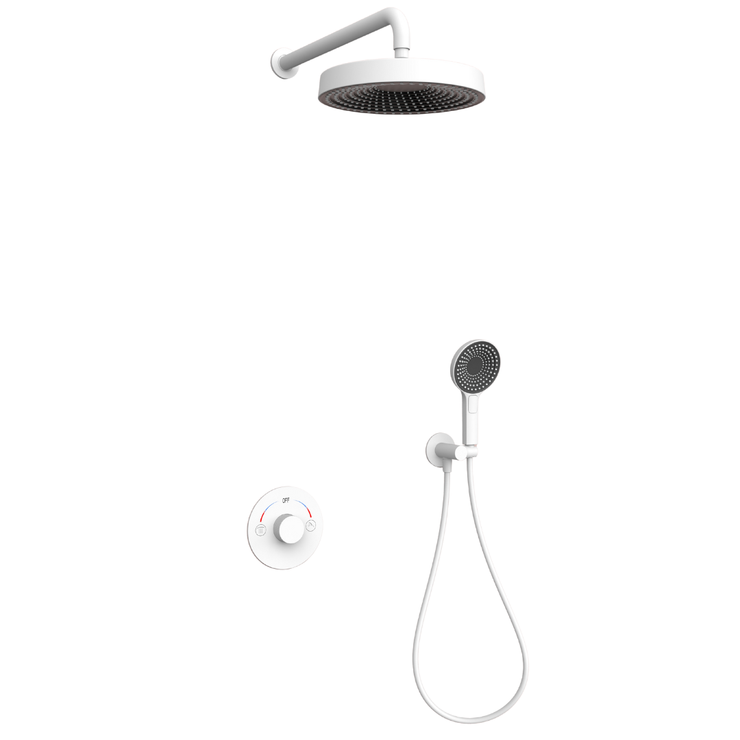 Built-in Rain Shower Set Amalia - White